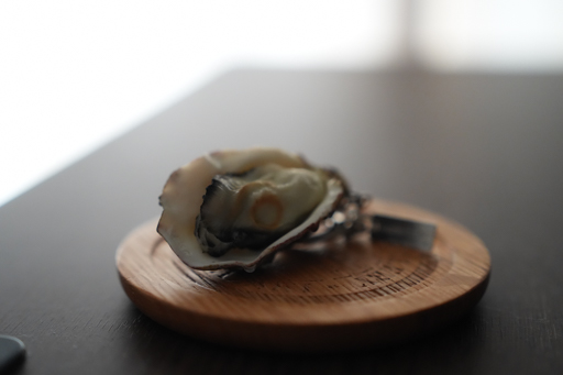 牡蠣の食品サンプル
